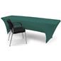 Stretch table cloth measures 29 inches wide
