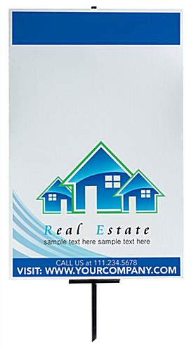 Real Estate Sign Stand: T Post Design Real Estate Sign Stand