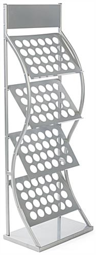 Pop Up Literature Stand is 55" Tall 55" Tall Pop Up Literature Stand