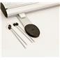 Outdoor printed retractable banner stand hardware