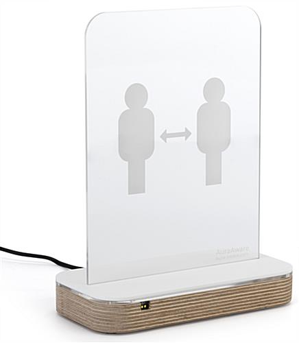 This Aura Aware Smart Distance Device Is Perfect for Busy Cafes Aura Aware smart distance device with tabletop placement