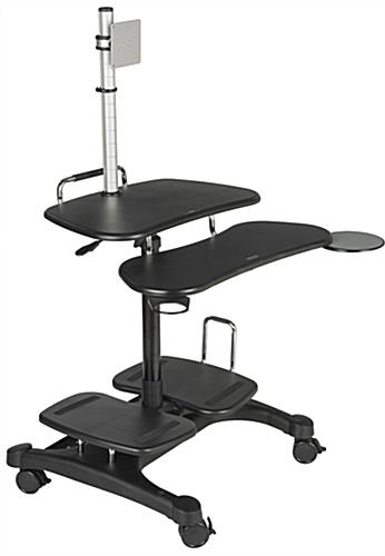 Nude View of Stand Up Mobile Workstation Stand Up Mobile Workstation for Business or Home Use