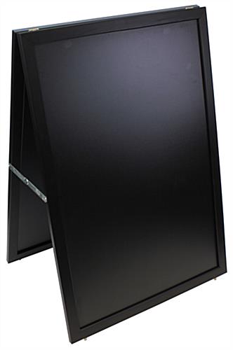 Wooden A-Board has a 24"w x 36"h Writing Surface Wooden A-Board