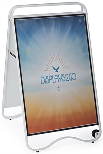 Rolling Sidewalk Sign Double Sided Double Sided Rolling Sidewalk Sign