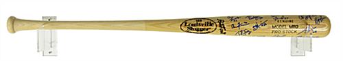 Baseball Bat Wall Mount is Made of Clear Acrylic Baseball Bat Wall Mount