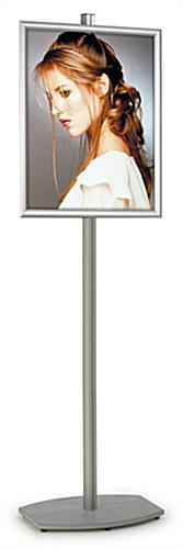 This sign display stand holds 22" x 28" graphics 22" x 28" Sign Display Stand