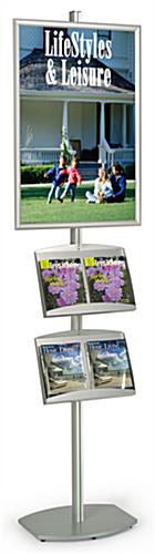 This exhibition stand has a 24" x 36" poster frame Exhibition Stand with 24" x 36" Poster Frame