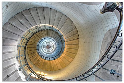 Spiral Staircase Acrylic Wall Art for Offices Spiral Staircase Acrylic Wall Art, 24" Wide