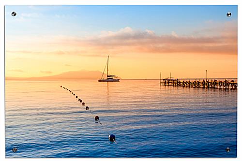 Modern Ocean Photography Print on Acrylic Contemporary Ocean Photography Print on Acrylic
