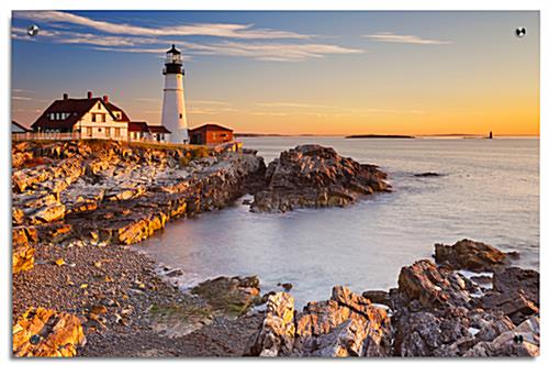 Lighthouse Acrylic Photo Print on Clear Panel Serene Lighthouse Acrylic Photo Print