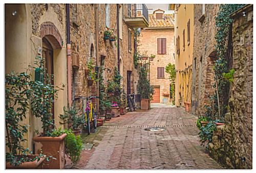 Wall Mounted Italian Photography Print on Acrylic Italian Photography Print on Acrylic Panel