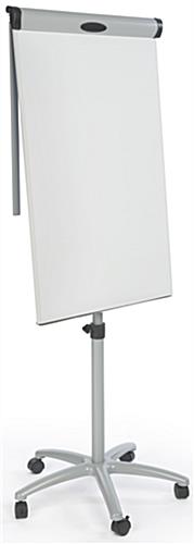 Flip Chart Whiteboard with Star Base Mobile Flip Chart Whiteboard