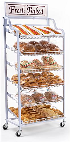 Bread Display for Retail Stores and Bakeries Bread Display