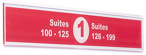 This Modular Wayfinding Wall Signage Is Great for Office Buildings Modular wayfinding wall signage with quarter inch thick acrylic