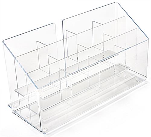 Acrylic Pamphlet Dispenser Multi-Slot Multi-Slot Acrylic Pamphlet Dispenser