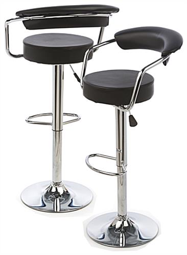 Bar Stool with Gas Lift, Max Height Bar Stool with Gas Lift is Rotating