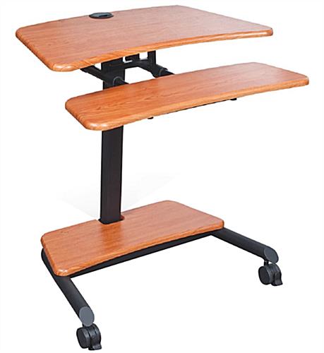 Nude View of Stand Up Laptop Desk Adjustable Stand Up Laptop Desk