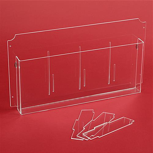 multi-brochure pocket