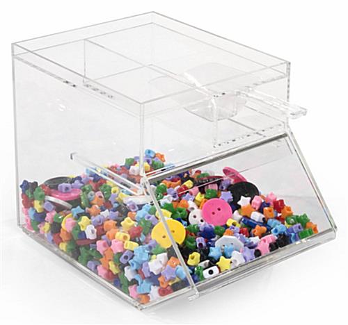 Plastic Display Container with Clear Door Clear Door Plastic Display Container
