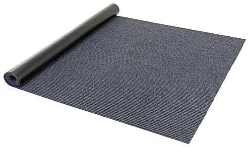 20′ Rollable Event Runner with 106 OZ. Face-Weight Gray 20' rollable event runner