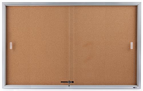 Enclosed Bulletin Board With Aluminum Frame enclosed bulletin board