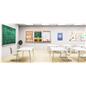 This 72 x 36 locking bulletin board includes hardware and brackets