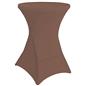 Round stretch table cover with machine washable design