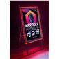 LED sandwich board with energy saving light strips