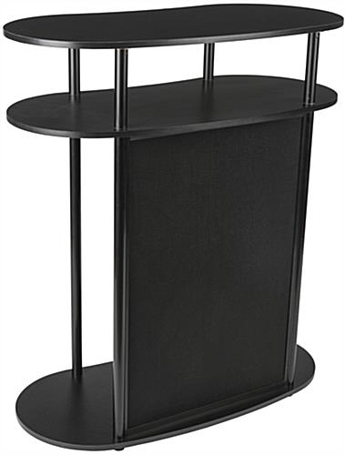 Hook and Loop Exhibit Podium, 36" x 40.75" MDF Board Hook and Loop Exhibit Podium