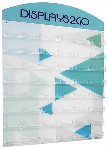 Branded Business Card Rack, Wall Mount UV Printed Branded Business Card Rack