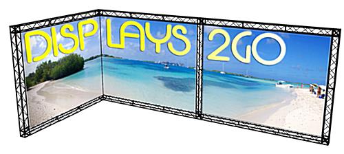 Exhibit Truss Display Great for Businesses Exhibit Truss Display, 231.50" Overall Width