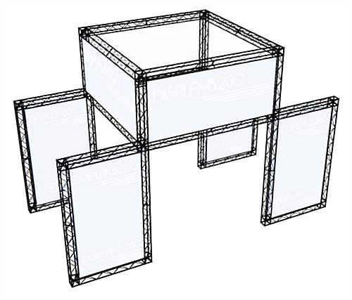 Trade Show Booth Truss System Great for Conventions Trade Show Booth Truss System, Black