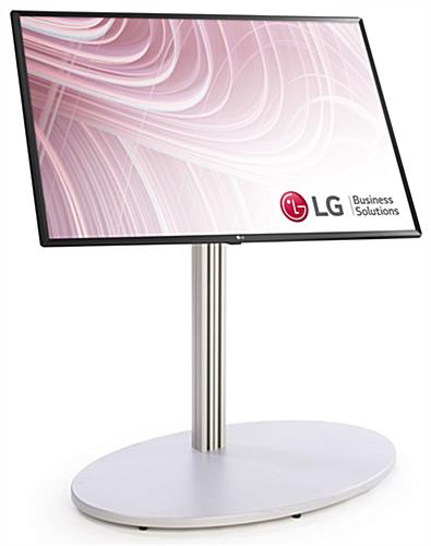 This 50" Digital Advertising Stand Comes with Many Graphic Templates Making Content Creation Easier than Ever 50" digital advertising stand with LG SuperSign software