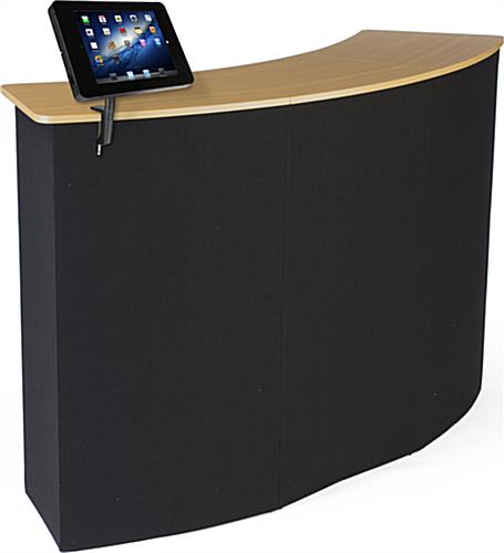Clamps to Table Top Portable Counter with iPad Mount