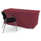 Convertible table cloth is size adjustable
