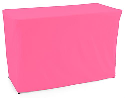 Use This Vibrant Colored Convertible Table Cloth at Your Next Trade Show convertible table cloth with vibrant pink color