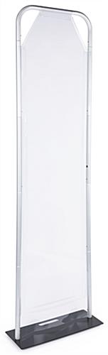 This Personal Safety Partition will Protect You Against the Spread of Viruses in Your Business 24 inch x 90 inch personal safety partition with clear vinyl barrier