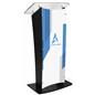 Printed Public Speaking Stand, 16" x 44" Graphic Area