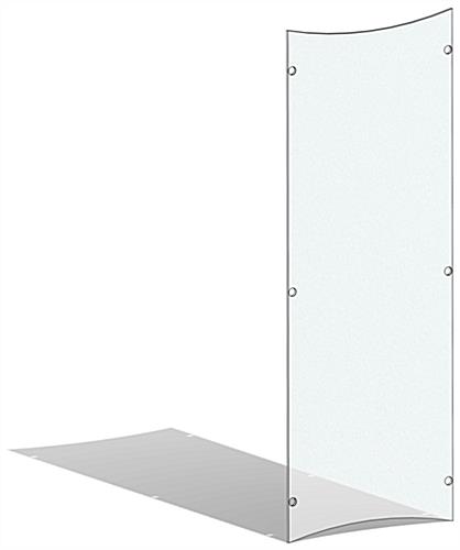 Durable Frosted Replacement Panel for CVWD Series Lecterns - Update an Existing Podium! Durable frosted replacement panel for CVWD series lecterns