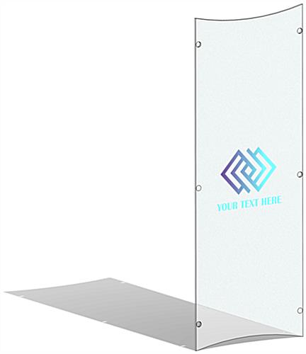 UV Printed Frosted Replacement Panel for CVWD Series Lecterns - Add your Graphics Personalized UV printed frosted replacement panel for CVWD series lecterns