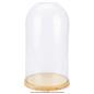 Glass dome wood bases with cloche sold separately