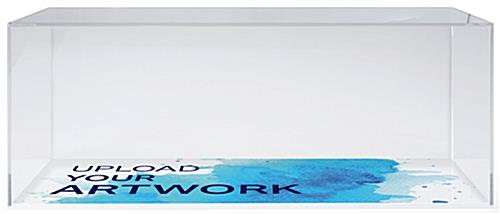 Large Custom Base Showcase Box - Perfect Collectible Box Large custom base showcase box with UV printing