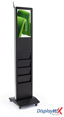 Magazine Rack Digital Signage for Shopping Malls Magazine rack digital display system with DisplayIt! Express Software