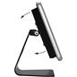 Side view of the touch screen digital countertop kiosk showing adjustable viewing angle