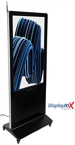 This 55" Digital Display Advertising System Is Perfect for Restaurants and Cafes 55" digital display advertising system with pre-installed DisplayItXpress software