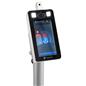 Non-contact body temperature screening kiosk with 7 inch HD LCD screen