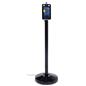Non-contact body temperature screening kiosk can detect anywhere from 95.9 to 107.6 degrees