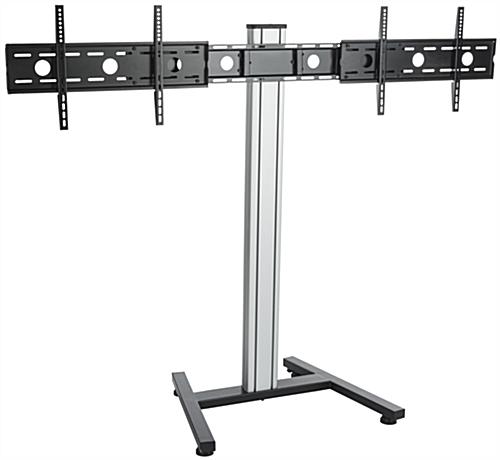 Dual Screen Floor Stand for 37"-70" Screens Dual Screen Floor Stand w/ 2 Casters
