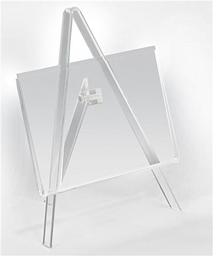 Acrylic Easel with Frameless Picture Holder Acrylic Easel