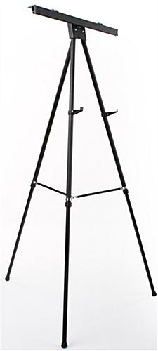 Aluminum Easels are Telescoping with a Black Finish Aluminum Easels